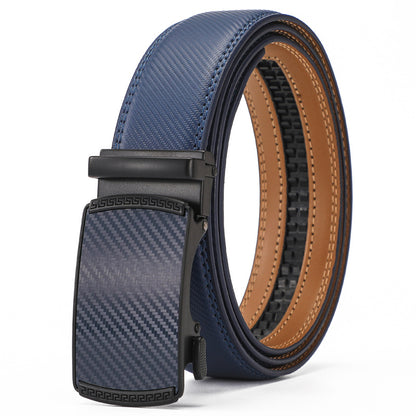Automatic Buckle Leisure Business Belt Cowhide Belt